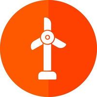 Wind Turbine Vector Icon Design