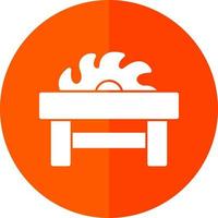 Table Saw Vector Icon Design