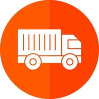 Cargo Truck Vector Icon Design