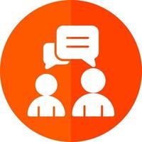 Conversation Vector Icon Design