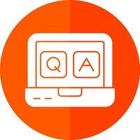 QA Vector Icon Design