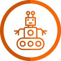 Robot Arm Vector Icon Design