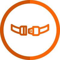 Safety Belt Vector Icon Design