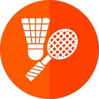 Badminton Vector Icon Design