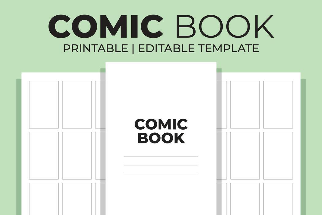 Comic Book Cover Template Vector Art, Icons, and Graphics for Free Download