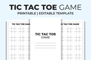 Tic Tac Toe Game vector