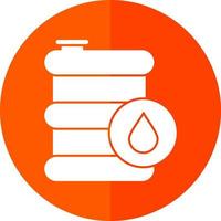 Oil Tank Vector Icon Design