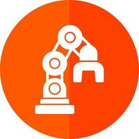 diseño de icono de vector de brazo de robot