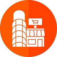 diseño de icono de vector de tienda de compras