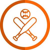 diseño de icono de vector de béisbol