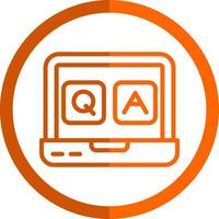 QA Vector Icon Design
