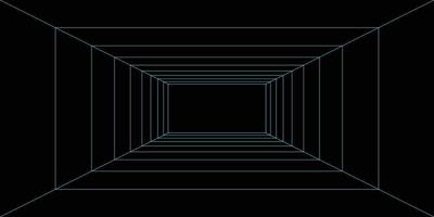 3d túnel en digital tecnología estilo para antecedentes vector