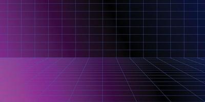 Retro neon futuristic for background design vector