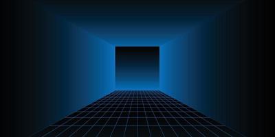 Dark space, bright future Modern sci fi room in 3D, an empty backdrop  Vertical Mobile Wallpaper AI Generated 30465810 Stock Photo at Vecteezy