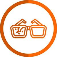 diseño de icono de vector de gafas de lectura