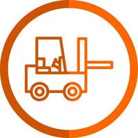 Forklift Vector Icon Design