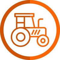 Tractor Vector Icon Design