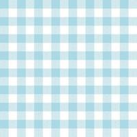 Gingham pattern in desaturated cyan. Herringbone textured seamless geometric Vichy check plaid vector background graphic for spring summer dress, shirt, other modern fashion fabric design.