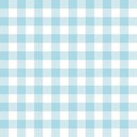 Gingham pattern in desaturated cyan. Herringbone textured seamless geometric Vichy check plaid vector background graphic for spring summer dress, shirt, other modern fashion fabric design.