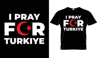 TURKIYE T - SHIRT DESIGN vector