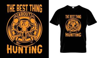 HUNTING T - SHIRT DESIGN vector