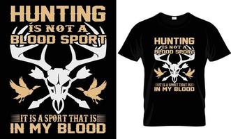 HUNTING T - SHIRT DESIGN vector