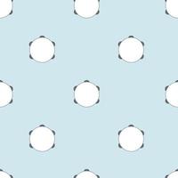 Vector flat hand drawn seamless geometric pattern with tambourine