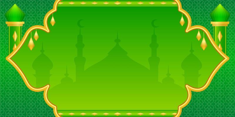 Islamic Background Green Vector Art, Icons, and Graphics for Free Download