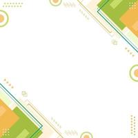 Minimalist Modern Geometric, Blank Banner Background vector