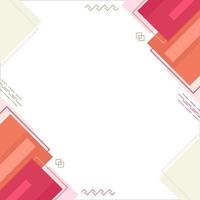 Geometric Abstract, Blank Banner Background Template vector