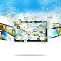 Modern television streaming photo