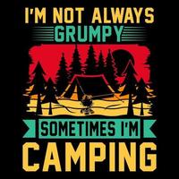Camping t shirt design free, Adventure t shirt design free, Outdoor t shirt design, t-shirt design vector for print, Camping T Shirt Design Template Vector free