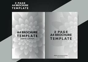 Trifold brochure design. A4 abstract business brochure template. Creative design marketing flyer template with text space. vector