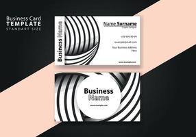 Business Card Template Design Abstract Modern business card for Luxury Presentation of Simple Corporate Identity Concept Minimal Elegant Brand Set of Creative Contact Information vector