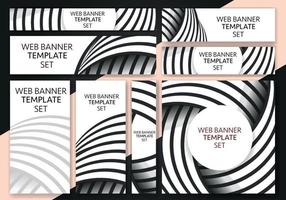 Business banner design web template Set, Horizontal header web banner. Cover header background for website design, Social Media Cover ads banner, flyer, invitation card vector