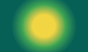 Green and yellow circle abstract gradient background vector