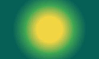 Green and yellow circle abstract gradient background vector