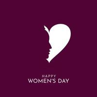 International Women's Day 8 March Social Media Post vector