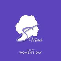 International Women's Day 8 March Social Media Post vector