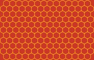 Yellow Honeycomb Background vector