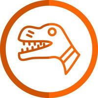 Dinosaur Vector Icon Design