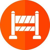 Road Block Vector Icon Design