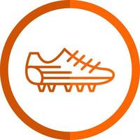Football Shoes Vector Icon Design