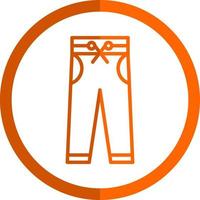 Trousers Vector Icon Design