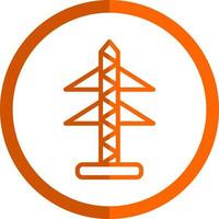 diseño de icono de vector de torre eléctrica