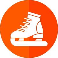 Ice Skating Vector Icon Design