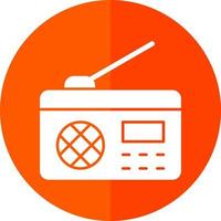 diseño de icono de vector de radio