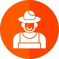 Farmer Vector Icon Design