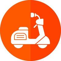 Scooter Vector Icon Design