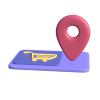 Delivery Location on transparent background png